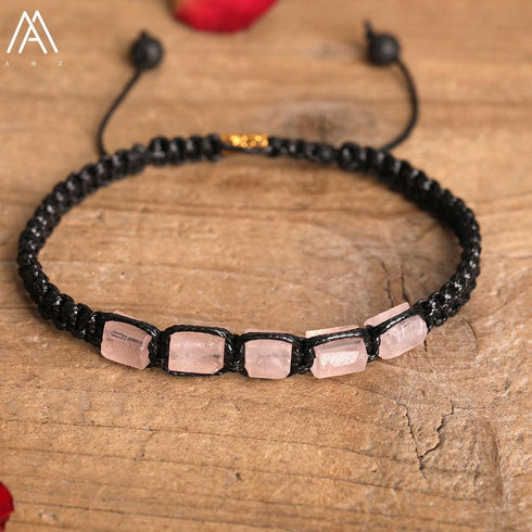 Natural Tourmaline Woven Bracelet